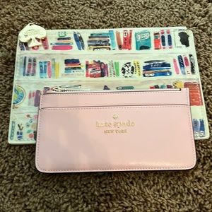 2 piece Kate spade wallet/pencil or cosmetic pouch